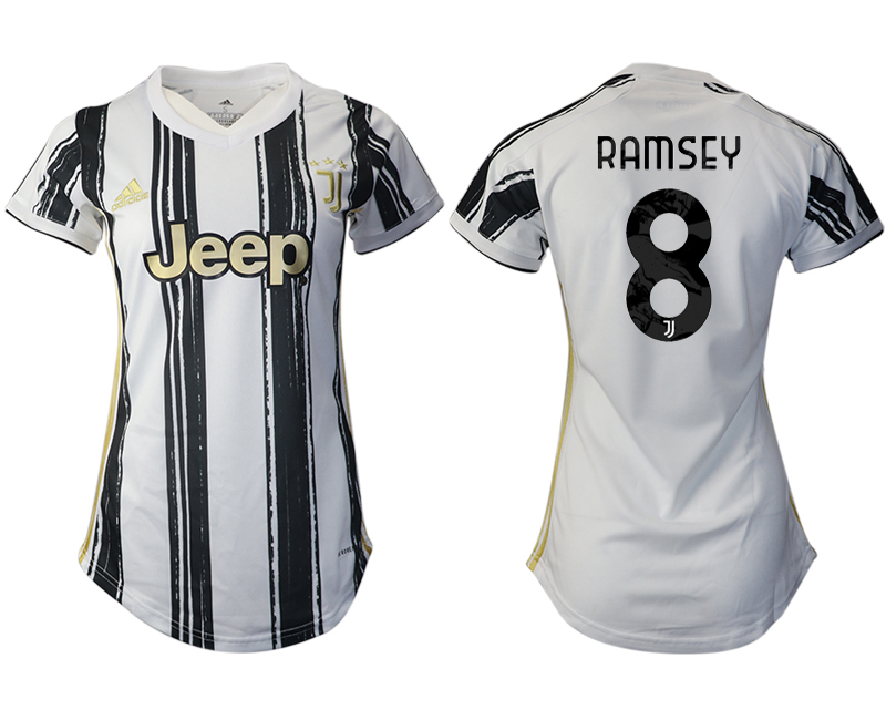 Women 2020-2021 Juventus home aaa version #8 white Soccer Jerseys